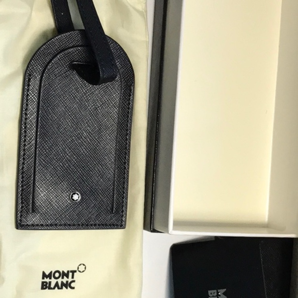 MONTBLANC Sartorial Luggage Tag-Black